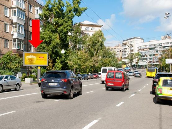 Фото рекламной плоскости по адресу Бойчука ул. (бывш. Киквидзе ул.), 4Б, в сторону Украинки бул.