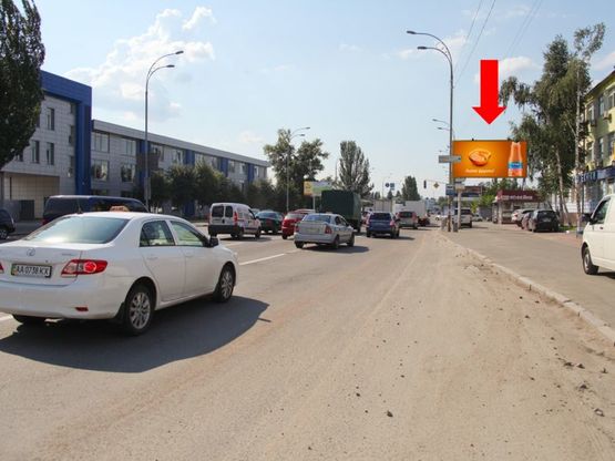 Фото рекламної площини за адресою Новоконстантиновская ул., 2-А, в сторону Бандеры пр. (бывш. Московский пр.)