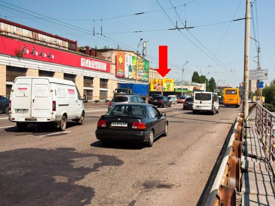 Фото рекламної площини за адресою Гетьмана ул. / Победы пр., на мосту, ст. м. "Шулявская", в сторону Телиги ул. Фото рекламної площини за адресою Гетьмана ул. / Победы пр., на мосту, ст. м. "Шулявская", в сторону Телиги ул.