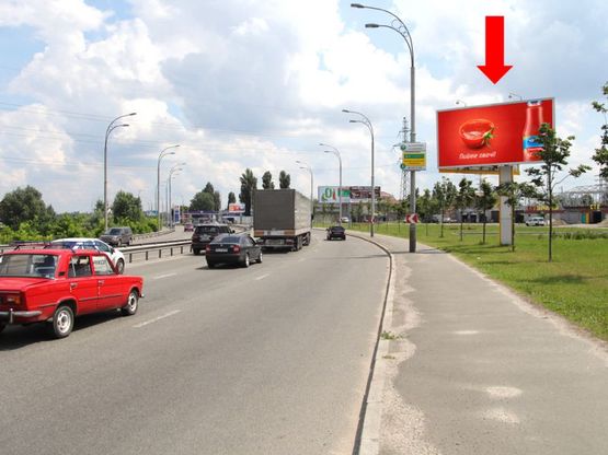 Фото рекламной плоскости по адресу Набережно-Рыбальская ул., 420м от Бандеры пр. (бывш. Московский пр.), в сторону Электриков ул.