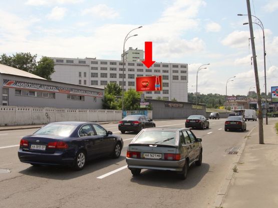 Фото рекламної площини за адресою Набережно-Луговая ул., 23, в сторону Межигорская ул. Фото рекламної площини за адресою Набережно-Луговая ул., 23, в сторону Межигорская ул.