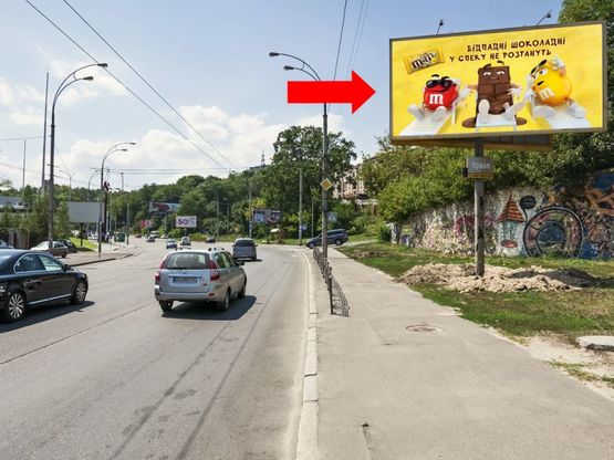 Фото рекламної площини за адресою Протасов Яр ул., 14, в сторону Соломенская ул.