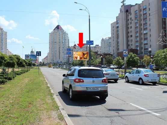 Фото рекламної площини за адресою Тимошенко ул., 18 / Героев Сталинграда пр., в сторону Героев Сталинграда пр.