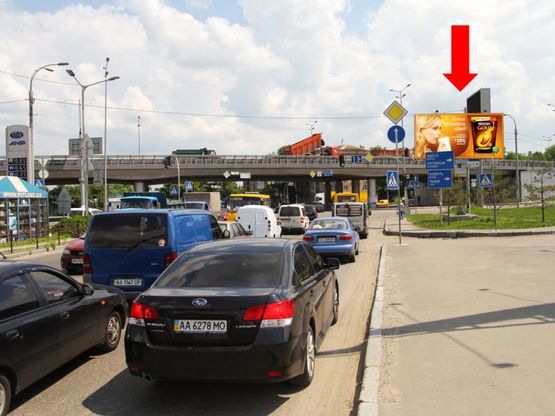 Фото рекламної площини за адресою Науки пр., выезд на Столичное шоссе, 56/ 66