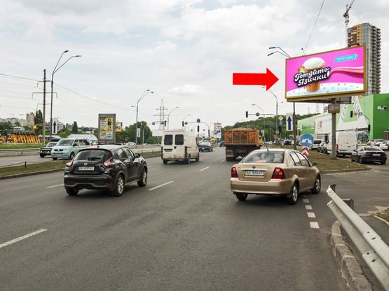 Фото рекламной плоскости по адресу Саперно-Слободская ул., возле супермаркета "Leroy Merlin", в сторону мост Южный
