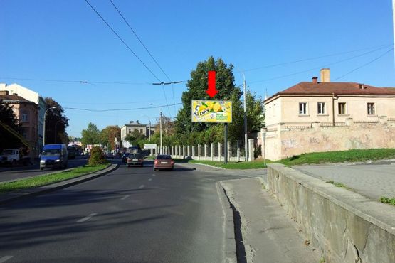 Фото рекламной плоскости по адресу Черновола пр. /  Детька ул., 200 м. до ТРЦ "Forum Lviv", из центра