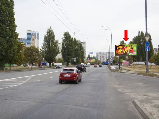 Фото рекламної площини за адресою Полярная ул. 16 - напротив заезда в супермаркеты "Эпицентр", "Сильпо", в сторону ул. Богатырской Фото рекламної площини за адресою Полярная ул. 16 - напротив заезда в супермаркеты "Эпицентр", "Сильпо", в сторону ул. Богатырской