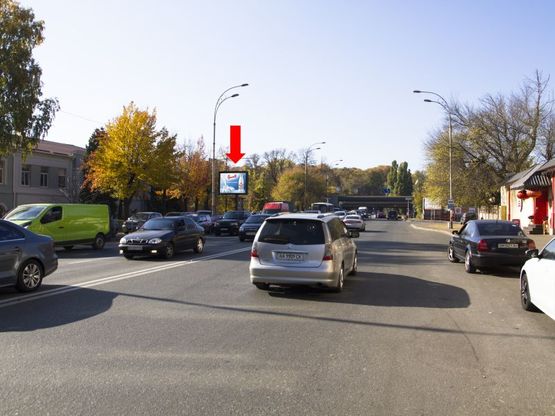 Фото рекламної площини за адресою Байковая ул. - ул. Ямская, в сторону ул.  Гринченко Фото рекламної площини за адресою Байковая ул. - ул. Ямская, в сторону ул.  Гринченко