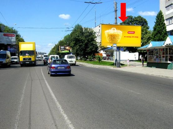 Фото рекламной плоскости по адресу Выговского ул. / Кульчицкой ул., рынок "Южный", остановка