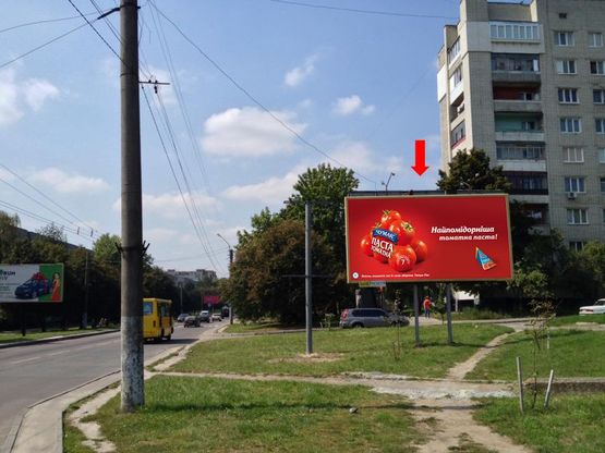 Фото рекламной плоскости по адресу Мазепы ул., 23, супермаркет "Вопак", в сторону ТРЦ "Спартак" Фото рекламной плоскости по адресу Мазепы ул., 23, супермаркет "Вопак", в сторону ТРЦ "Спартак"