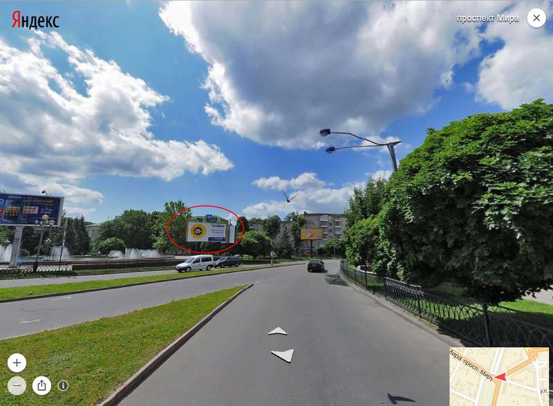 Білборд в м. Рівне на Грушевського 41, формат 3x6, сторона В, код ...