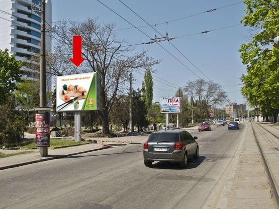 Фото рекламної площини за адресою Генуэзская ул., 24А,  гостиница "Atlantic", в центр