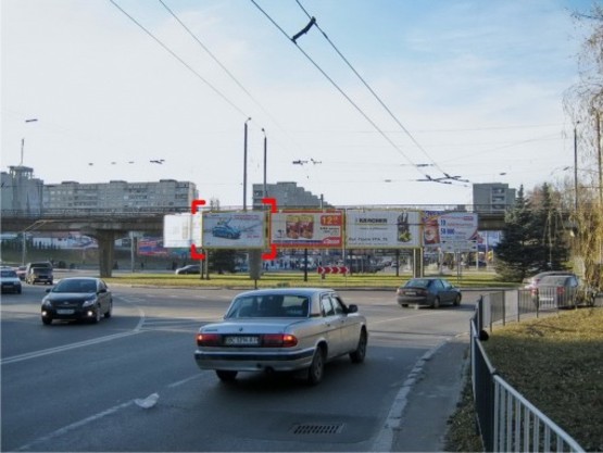 Фото рекламної площини за адресою вул. В. Великого, зліва, призма 3 Фото рекламної площини за адресою вул. В. Великого, зліва, призма 3