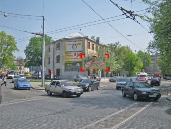 Фото рекламной плоскости по адресу вул. Невського – Бандери, призма 3 Фото рекламной плоскости по адресу вул. Невського – Бандери, призма 3