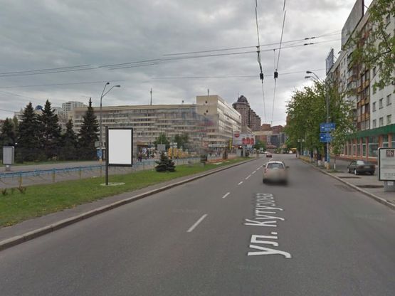 Фото рекламной плоскости по адресу Генерала Алмазова ул. разделитель Фото рекламной плоскости по адресу Генерала Алмазова ул. разделитель