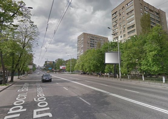 Фото рекламної площини за адресою Лобановского Валерия пр. 39а Фото рекламної площини за адресою Лобановского Валерия пр. 39а