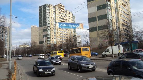 Фото рекламної площини за адресою Ужвий Н. ул., Фото рекламної площини за адресою Ужвий Н. ул.,