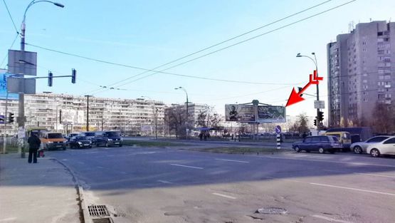 Фото рекламной плоскости по адресу Тимошенко ул., 2, к ст.м. Минская, правый Фото рекламной плоскости по адресу Тимошенко ул., 2, к ст.м. Минская, правый