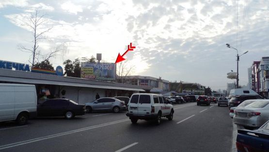 Фото рекламной плоскости по адресу Малышка ул., напротив "Детского мира" Фото рекламной плоскости по адресу Малышка ул., напротив "Детского мира"