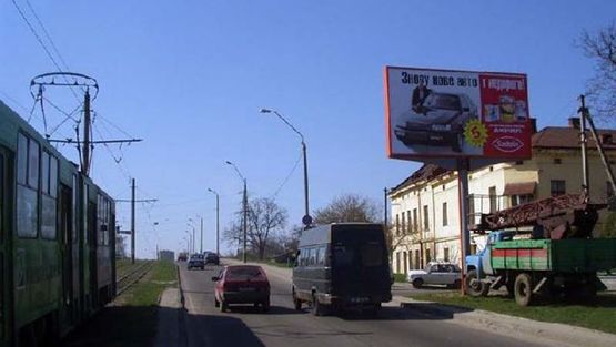 Фото рекламної площини за адресою Княгини Ольги ул / Шумского ул, из центра Фото рекламної площини за адресою Княгини Ольги ул / Шумского ул, из центра