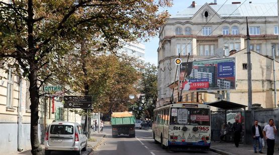 Фото рекламной плоскости по адресу Антоновича ул / Русовых ул, в центр Фото рекламной плоскости по адресу Антоновича ул / Русовых ул, в центр