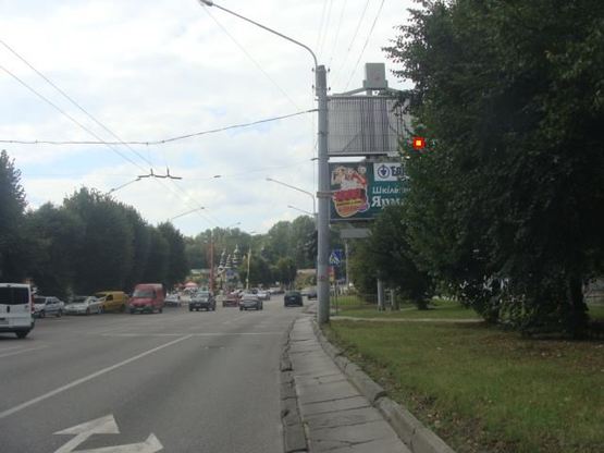 Фото рекламной плоскости по адресу Выговского ул, 100, верхний, от ул В Великого Фото рекламной плоскости по адресу Выговского ул, 100, верхний, от ул В Великого