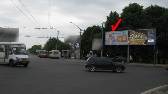 Фото рекламной плоскости по адресу Стрыйская ул. / Научная ул., левый, из центра Фото рекламной плоскости по адресу Стрыйская ул. / Научная ул., левый, из центра