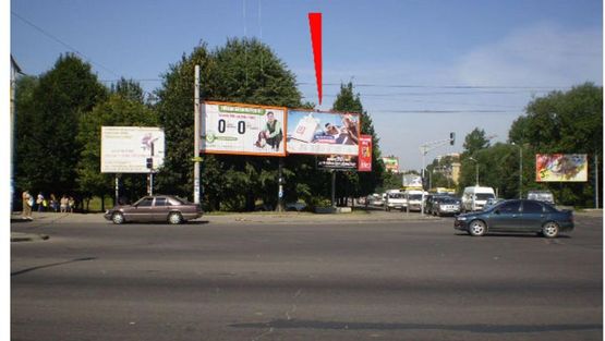 Фото рекламної площини за адресою Стрыйская ул. / Научная ул., правый, из центра