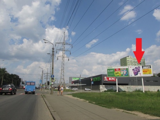 Фото рекламної площини за адресою Хоткевича Гната ул. (Красногвардейская ул.), 2, (заправка ТНК, Супермаркет «NOVUS», KFC, переезд с просп. Ю.Гагарина на ул. Красногвардейскую) Фото рекламної площини за адресою Хоткевича Гната ул. (Красногвардейская ул.), 2, (заправка ТНК, Супермаркет «NOVUS», KFC, переезд с просп. Ю.Гагарина на ул. Красногвардейскую)