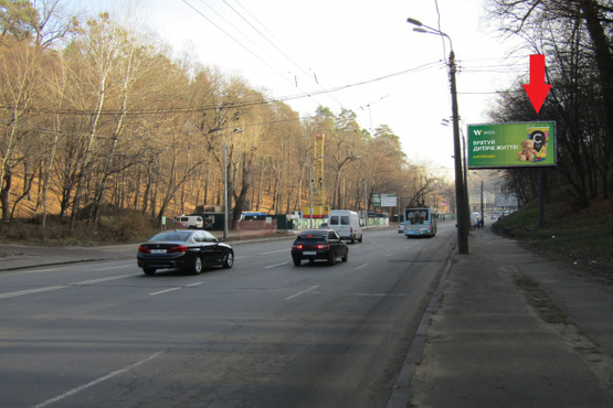 Фото рекламной плоскости по адресу Стеценко ул. (ресторан "Дубки"), в сторону метро "Сырец" Фото рекламной плоскости по адресу Стеценко ул. (ресторан "Дубки"), в сторону метро "Сырец"
