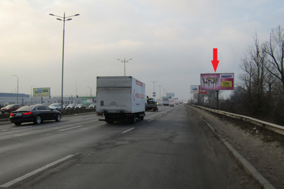 Фото рекламной плоскости по адресу Кольцевая дорога ("Вольво Украина", АЗС "КЛО", Макдональдз, Novus), в направл. просп.Леся Курбаса