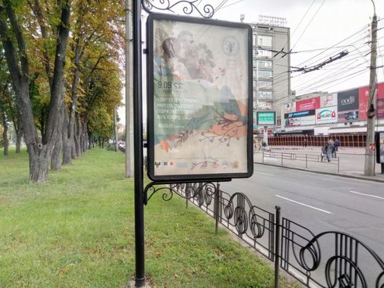 Фото рекламной плоскости по адресу проспект Мира 49, магазин Космо (Сторона А)