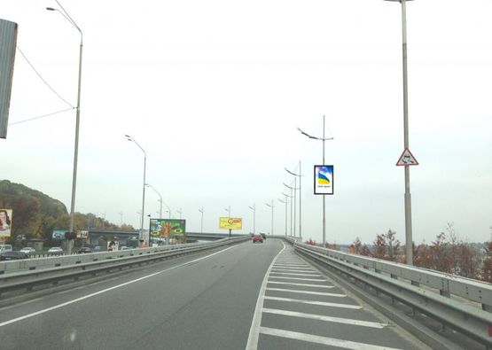 Фото рекламної площини за адресою Набережное шоссе/заезд на Днепровский спуск Фото рекламної площини за адресою Набережное шоссе/заезд на Днепровский спуск