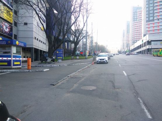 Фото рекламной плоскости по адресу Василия Липковского 1А(Ультрамарин)№2 в направлении Льва Толстого