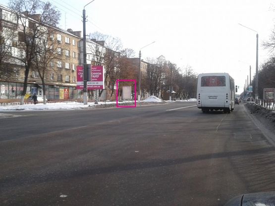 Фото рекламной плоскости по адресу вул. Київський Шлях, 27