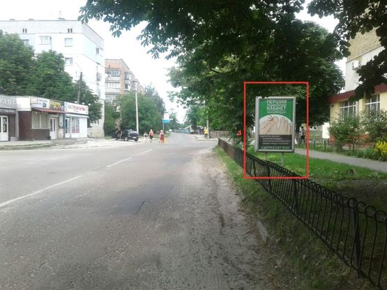 Фото рекламної площини за адресою вул.Європейська, 6