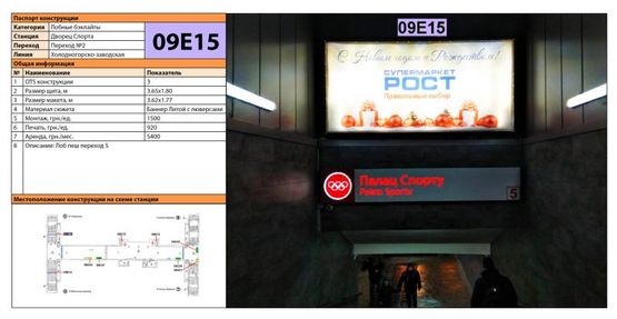 Фото рекламной плоскости по адресу Станция метро: Дворец Спорта, Лоб пеш переход 5 Фото рекламной плоскости по адресу Станция метро: Дворец Спорта, Лоб пеш переход 5
