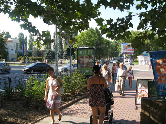 Фото рекламної площини за адресою перекрёсток пр. Мира, ул. 1 Мая (рынок "Сокол"), №031-А