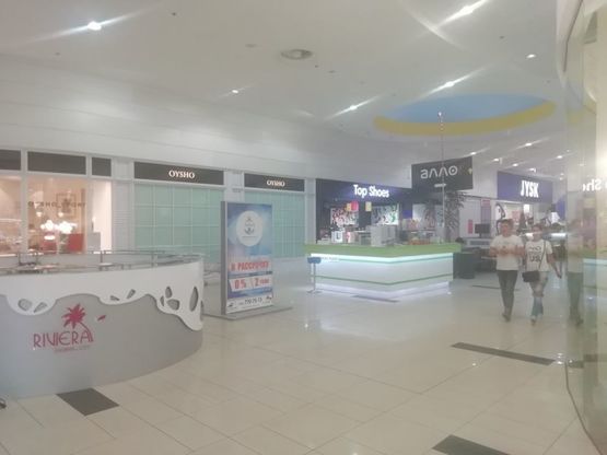 Фото рекламной плоскости по адресу ТРЦ Ривьера 1Б