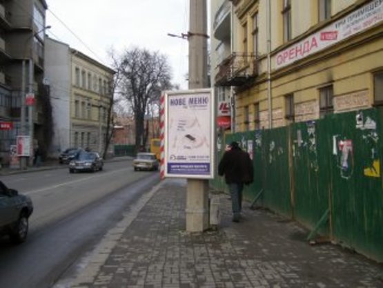 Фото рекламной плоскости по адресу вул. Незалежності - вул.Лепкого ( СМ Фаворит) №1 ст А