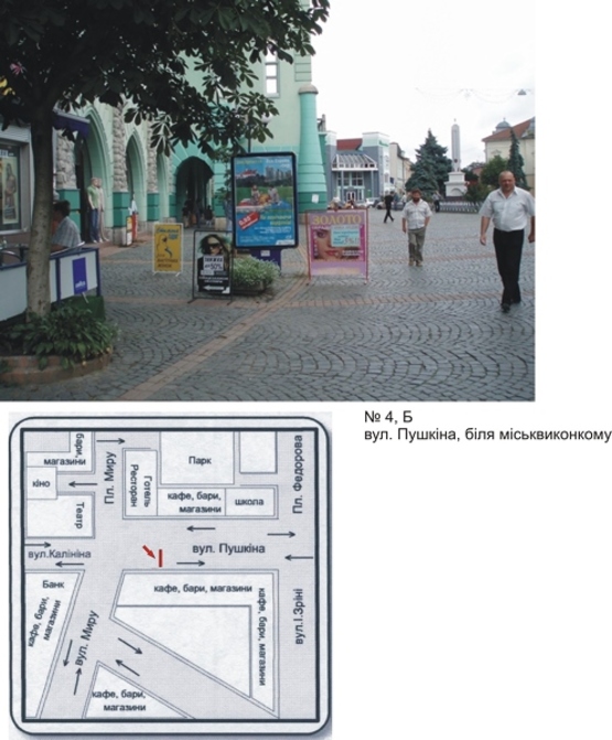 Фото рекламної площини за адресою пл.Духновича, біля Ратуші