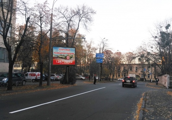 Фото рекламной плоскости по адресу Переулок Нестерова, 130 м от просп. Победы Фото рекламной плоскости по адресу Переулок Нестерова, 130 м от просп. Победы