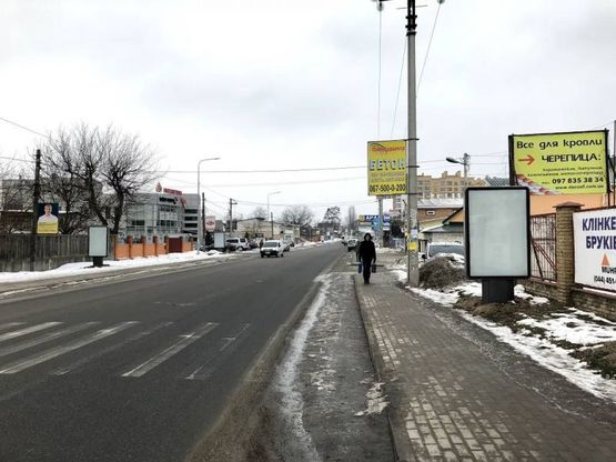 Фото рекламной плоскости по адресу Ул. Соборна 12 , после АЗС "EXTRA"