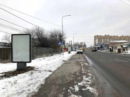 Фото рекламной плоскости по адресу Ул. Соборна 9 , перед АЗС