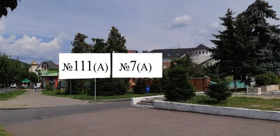 Фото рекламной плоскости по адресу Вул. К.Карого-Університетська