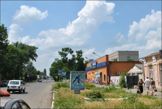 Фото рекламной плоскости по адресу ул.Сучкова, 36 р-н между поликлиникой и почтой