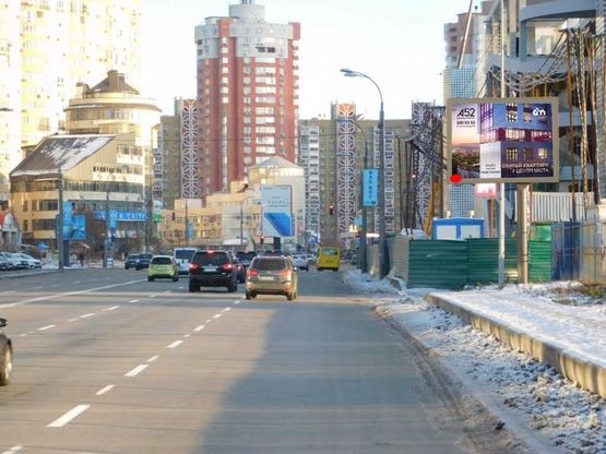 Фото рекламної площини за адресою Днепровская набережная 17 напротив Фото рекламної площини за адресою Днепровская набережная 17 напротив