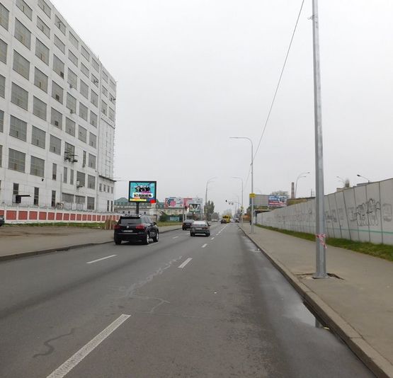 Фото рекламной плоскости по адресу Межигорская ул.83