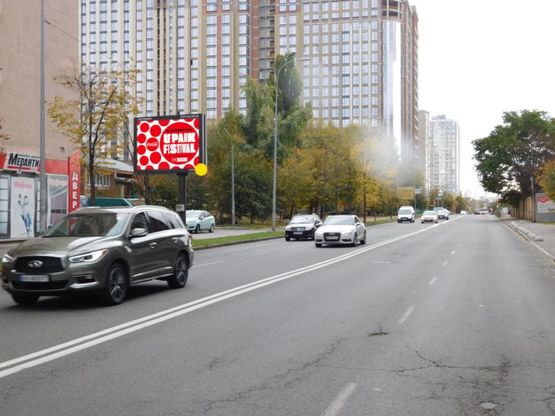 Фото рекламної площини за адресою Малевича Казимира ул./ул. Антоновича, 112