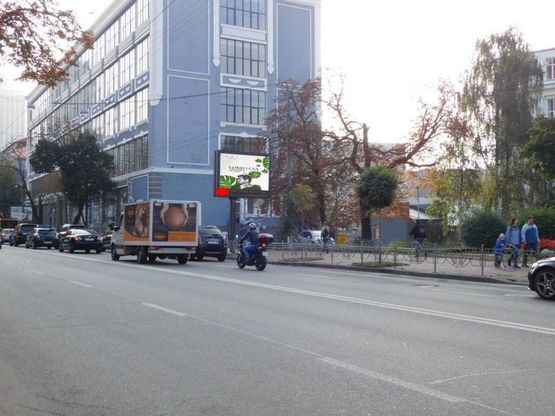 Фото рекламной плоскости по адресу Сечевых Стрельцов (Артема) ул. 27